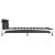 Cadru de pat cu LED, gri, 180 x 200 cm, piele artificială GartenMobel Dekor