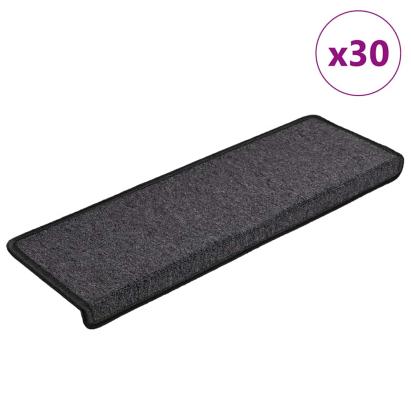 Covorașe scară 30 buc 65x21x4 cm Antracit GartenMobel Dekor