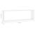 Rafturi de perete cub, 2 buc., alb, 80x15x26,5cm lemn prelucrat GartenMobel Dekor