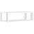 Rafturi de perete cub, 2 buc., alb, 80x15x26,5cm lemn prelucrat GartenMobel Dekor