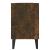 Comodă TV, picioare din metal, stejar fumuriu, 103,5x30x50 cm GartenMobel Dekor