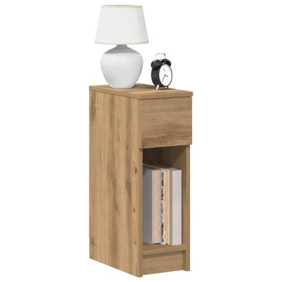 Noptiera cu sertar Stejar artizanal 20x36x60 cm GartenMobel Dekor