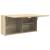 Dulap perete baie, stejar sonoma, 80x25x40 cm, lemn prelucrat GartenMobel Dekor