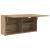 Dulap perete baie stejar artizanal, 80x25x40 cm, lemn prelucrat GartenMobel Dekor