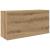 Dulap perete baie stejar artizanal, 80x25x40 cm, lemn prelucrat GartenMobel Dekor
