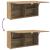 Dulap perete baie stejar artizanal, 80x25x40 cm, lemn prelucrat GartenMobel Dekor