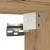 Dulap perete baie stejar artizanal, 80x25x40 cm, lemn prelucrat GartenMobel Dekor