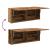 Dulap perete de baie, lemn vechi, 100x25x40 cm, lemn prelucrat GartenMobel Dekor