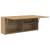 Dulap perete baie stejar artizanal, 100x25x40 cm lemn prelucrat GartenMobel Dekor