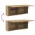Dulap perete baie stejar artizanal, 100x25x40 cm lemn prelucrat GartenMobel Dekor