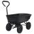 Cărucior manual de grădină basculabil, negru, 300 kg, 75 L GartenMobel Dekor