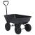 Cărucior manual de grădină basculabil, negru, 300 kg, 75 L GartenMobel Dekor