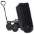 Cărucior manual de grădină basculabil, negru, 300 kg, 75 L GartenMobel Dekor