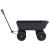 Cărucior manual de grădină basculabil, negru, 300 kg, 75 L GartenMobel Dekor