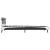 Cadru de pat cu LED, gri, 160 x 200 cm, piele ecologică GartenMobel Dekor