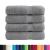 Prosoape de mâini premium SOLUND 4 buc gri 50x100cm 600gsm GartenMobel Dekor