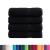 Prosoape de mâini premium SOLUND 4 buc. negru 50x100cm 600 gsm GartenMobel Dekor