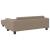 Pat pentru câini cu extensie cappuccino 100x50x30 cm piele eco GartenMobel Dekor