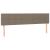 Pat box spring cu saltea, gri taupe, 160x200 cm material textil GartenMobel Dekor