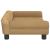 Canapea pentru copii, maro, 70x45x26 cm, catifea GartenMobel Dekor