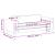 Canapea pentru copii cu taburet roz 100x50x30 cm catifea GartenMobel Dekor