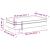 Canapea pentru copii cu taburet crem 100x50x30 cm catifea GartenMobel Dekor