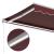 Copertină retractabilă manual cu LED, vișiniu, 300x250 cm GartenMobel Dekor