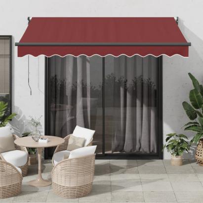 Copertina retractabilă automat, vișiniu, 300x250 cm GartenMobel Dekor