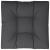 Pernă pentru paleți, negru, 70x70x12 cm, material textil GartenMobel Dekor
