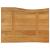 Blat masă cu margini naturale, 70x60x2,5 cm, lemn masiv mango GartenMobel Dekor