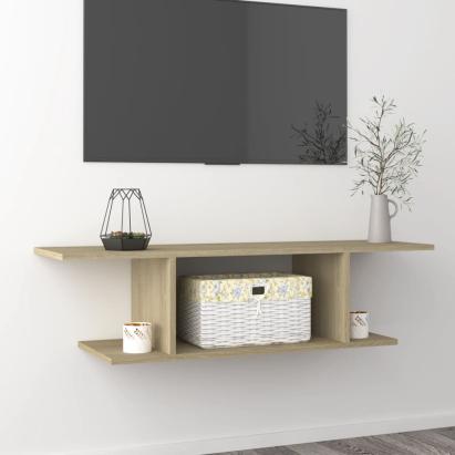 Dulap TV montaj pe perete, stejar sonoma, 103x30x26,5 cm GartenMobel Dekor