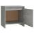 Noptieră, gri beton, 45x34x44,5 cm, lemn prelucrat GartenMobel Dekor