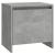 Noptieră, gri beton, 45x34x44,5 cm, lemn prelucrat GartenMobel Dekor