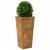 Jardiniere de grădină 2 buc 35x35x75 cm Oțel pentru intemperii GartenMobel Dekor