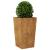Jardinier de grădină 45x45x75 cm Oțel pentru intemperii GartenMobel Dekor