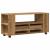 Dulap TV cu roți stejar artizanal 102x34,5x43 cm lemn prelucrat GartenMobel Dekor