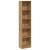 Bibliotecă, stejar artizanal, 40x24x176 cm, lemn prelucrat GartenMobel Dekor