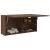 Dulap perete de baie, stejar maro, 80x25x40 cm, lemn prelucrat GartenMobel Dekor