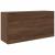 Dulap perete de baie, stejar maro, 80x25x40 cm, lemn prelucrat GartenMobel Dekor