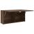 Dulap perete de baie, stejar maro, 80x25x40 cm, lemn prelucrat GartenMobel Dekor