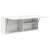 Dulap de perete de baie, alb, 100x25x40 cm, lemn prelucrat GartenMobel Dekor