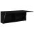 Dulap de perete de baie, negru, 100x25x40 cm, lemn prelucrat GartenMobel Dekor