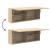 Dulap perete baie, stejar sonoma, 100x25x40 cm, lemn prelucrat GartenMobel Dekor