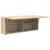 Dulap perete baie, stejar sonoma, 100x25x40 cm, lemn prelucrat GartenMobel Dekor