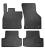 Set covorase auto din cauciuc Audi A3 3 usi (8V) 2012-2020; Seat Leon 3 (5F) 2013-2020; VW Golf 7 (5G) 2012-, Golf 8 2019-, Golf 8 GTI 2020-; cu prelungire zona repaus, negre AutoDrive ProParts