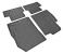 Set covorase auto din cauciuc Chevrolet Cruze 2008-; Opel Astra J 2009-, cu sistem fixare, Negre AutoDrive ProParts