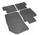 Set covorase auto din cauciuc Dacia Duster 4x4 2010-2014; Dacia Duster 2x4, 4x4 2014- , ingust [Distanta fixa ​​ampatament: Lp 21 cm], Negre AutoDrive ProParts