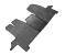 Set covorase auto din cauciuc Ford Transit 2014-; Ford Custom 2012-, 2/3 locuri, [randul 1] (comercial), Negre AutoDrive ProParts