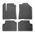 Set covorase auto din cauciuc Hyundai E-Kona 2019-, Hybrid; Kia E-Niro 2019-; Kia E-Soul 2021-, Negre AutoDrive ProParts