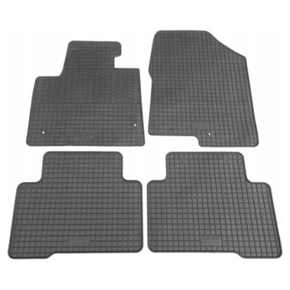 Set covorase auto din cauciuc Hyundai Santa Fe (DM) 2012-2018, Negre AutoDrive ProParts